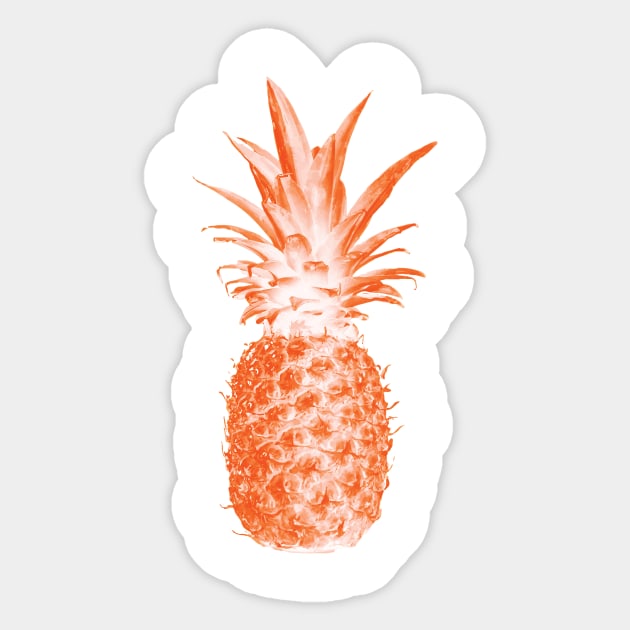 the Orange (pineapple) Sticker by Eugene and Jonnie Tee's